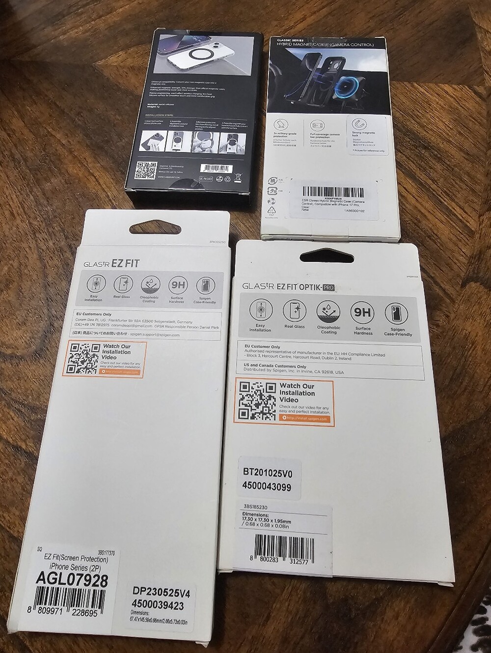 GLAS.tR EZ Fit Screen Protector Pack - White Packaging